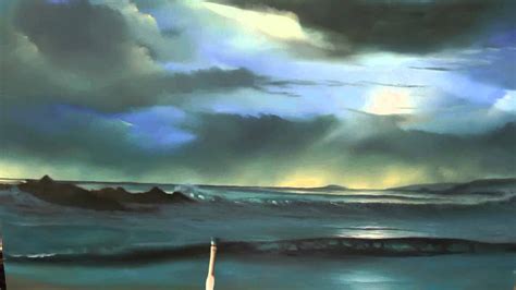 HOW TO PAINT A SEASCAPE IN OILS A COMPLETE OIL PAINTING