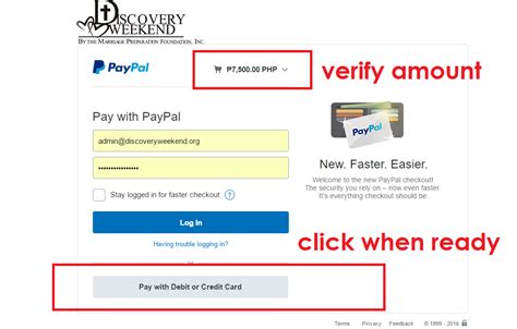 step  step guide    pay    credit card