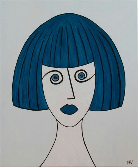 blue hair art disney characters character