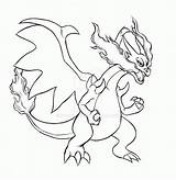 Charizard Mega Coloring Pokemon Pages Outline Drawing Brush Ex Sketch Color Print Evolution Printable Cool Getcolorings Deviantart Library Clipart Getdrawings sketch template