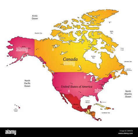 nordamerika karte fotos und bildmaterial  hoher aufloesung alamy