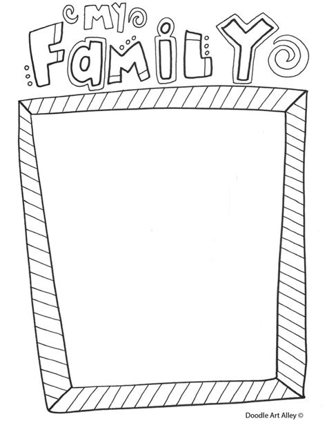 family reunion coloring pages doodle art alley