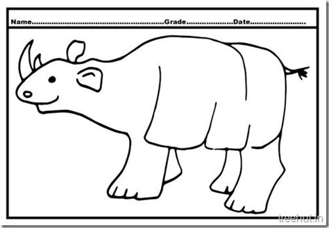 rhinoceros coloring page  colouring pages coloring pages rhinoceros