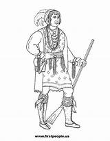 Seminole Native Indian American Color Clipart Clip Osceola Coloring Pages Indians Clipground Americans History Colouring Firstpeople Family sketch template