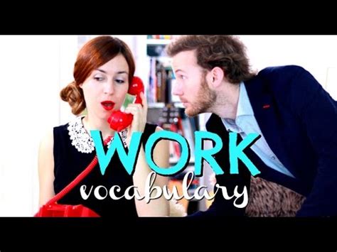 vocabulario work clase de ingles trabajo youtube