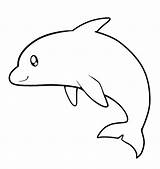 Dolphin Coloring Pages Clipart Clip Colouring Color Printable Outline Cute Kids Baby Experience Making Dolphins Templates Easy Print Clipartmag Animal sketch template