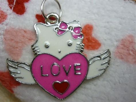 love angel wings  kitty pendant etsy cat pendants pendant