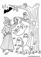 Bruxas Desene Coloriages Desenho Malvorlage Colorat Enfants Atividades Ausmalen Desen Outubro sketch template