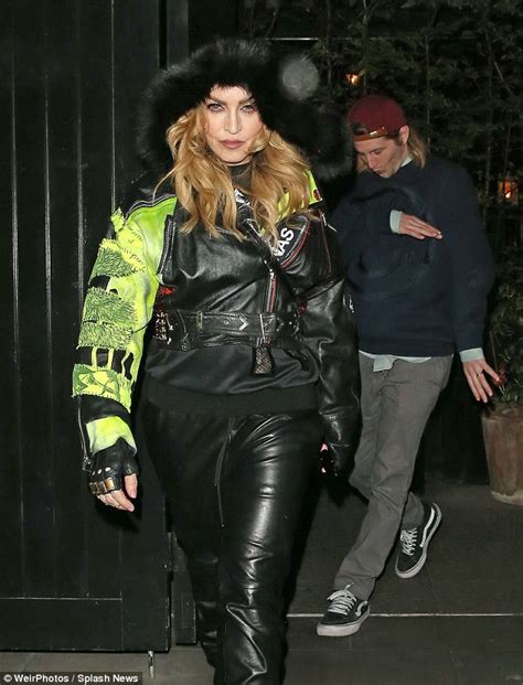 madonna treats rocco to a fancy night out at celebrity hotspot daily mail online