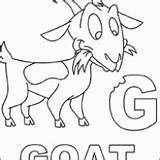 Goat Coloring Alphabet Letter Goats Color Pages Printable Sheets Print Click Preschool Choose Board Freeprintable sketch template