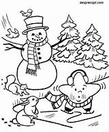Iarna Colorat Colorir Desene Zapada Noel Neve Pupazzi Omul Natale Bonhomme Neige Bonhommes Desen Occasions Chegou Planse Animale Nieve Kerst sketch template