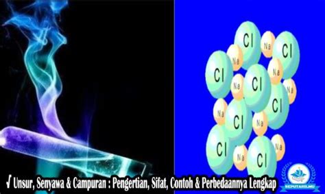 rangkuman materi unsur senyawa  campuran guru paud images