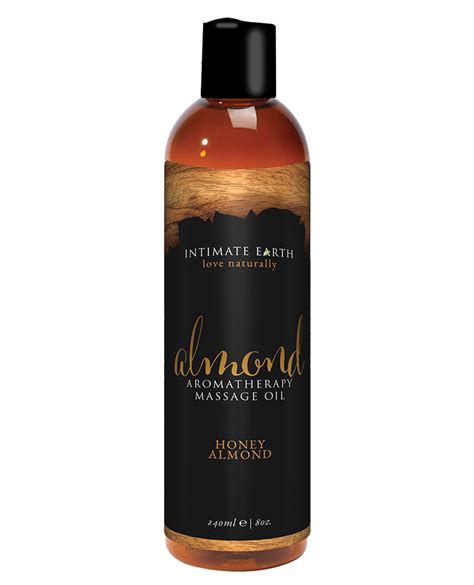 Intimate Earth Massage Oil 240 Ml Almond By New Earth Trading Llc