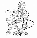 Coloring Pages Spiderman Printable Spider Choose Board Superhero Kids Man sketch template
