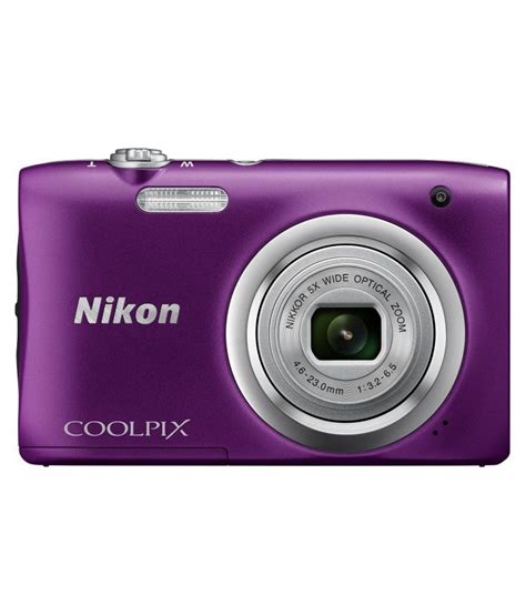 lowest price nikon coolpix  point shoot camerapurple price  india specifications