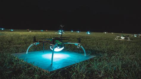 drone light show   eaa airventure air show marked historical blend