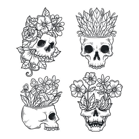 discover  minimal skull tattoo  incdgdbentre