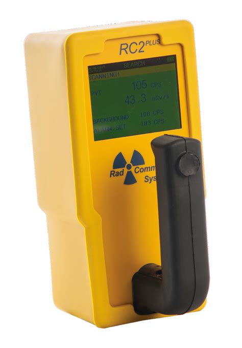 radcomm rcplus portabel radiation detection system
