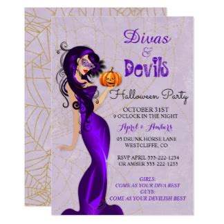 Card halloween sexy