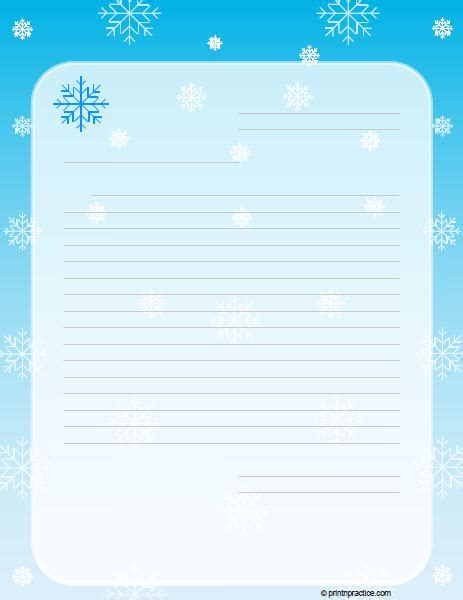 printable lined paper school stationery christmas writing paper