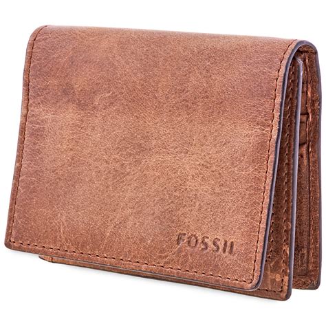 fossil derrick execufold brown ml  handbags