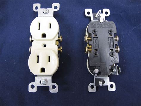 duplex electrical receptacle wiring diagram  schematics