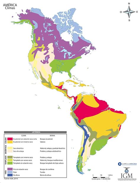 resultado de imagen  mapa  los climas de america latina climas