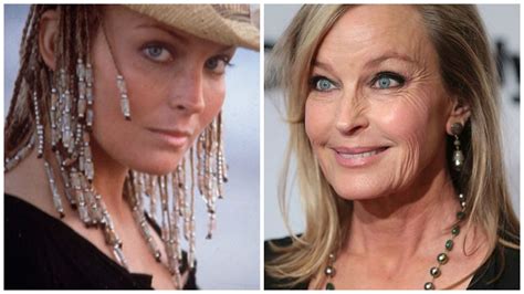 stunning stars from the 70s then and now bo derek her hair blonde women