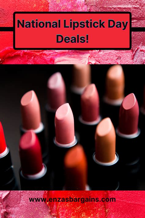 national lipstick day deals roundup  enzas bargains