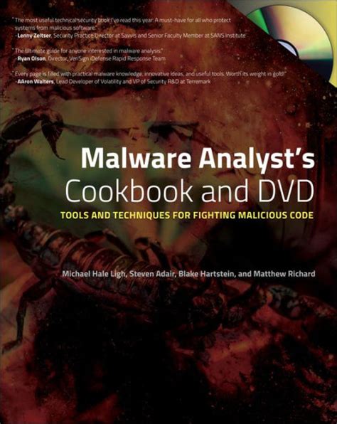 malware analyst s cookbook and dvd tools and techniques for fighting