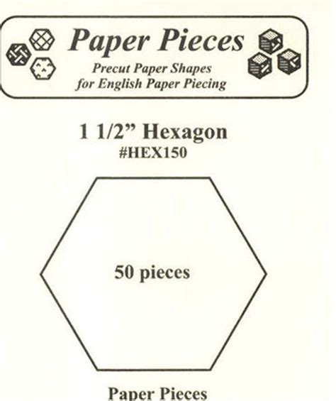 hexagon paper pieces english paper piecing