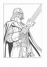 Colorare Bello Darth Vader sketch template