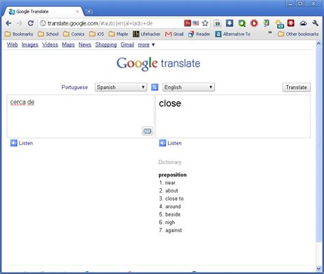 google translate