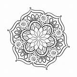 Coloring Adult Pages Mandala Adults Printable Pdf Print Flower Paisley Zentangle Clipart Coloring4free Stylized Elegant Sheet Stock Lotus Color Coloringbookfun sketch template