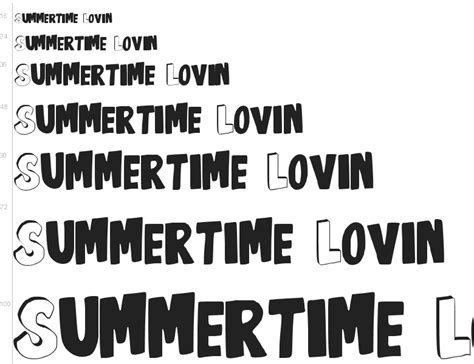 font summertime lovin  skyhaven fonts