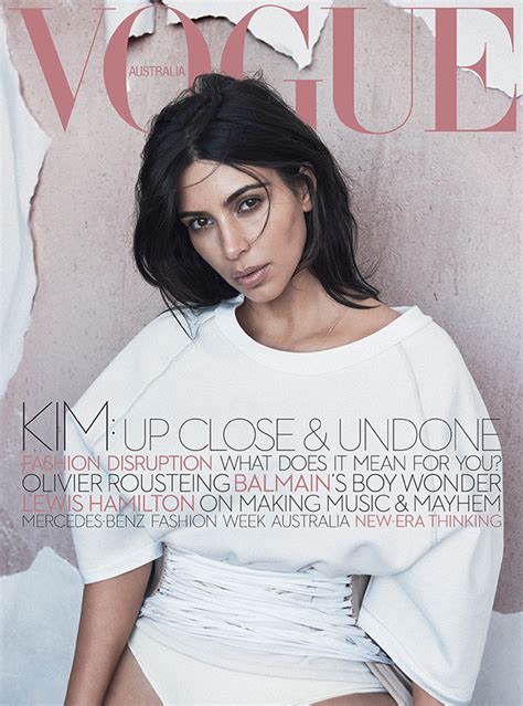 vogue australia from kim kardashian s hottest covers