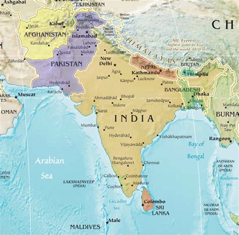 southern asia