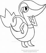 Snivy Stampare sketch template