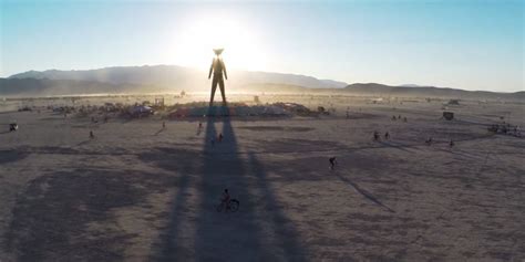 happiest attendee  burning man    drone huffpost