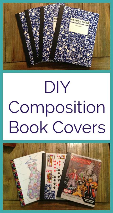 diy composition notebook covers