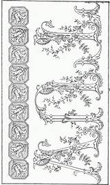 Coloring Monogram Decorated Letters Flower Magic Tuv sketch template