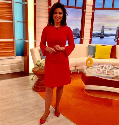 susanna reid s ageless sex appeal in red dress on good morning britain