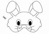 Mask Template Rabbit Easter Printable Bunny Activities Coloring Animal Masks Dog Pages Clipart Kids Do Druku Cliparts Templates Coloringpage Face sketch template