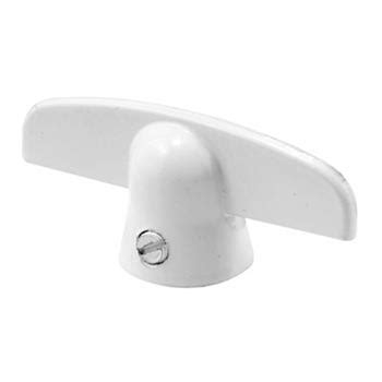 casement tee handle fits pella white   bore   pkg