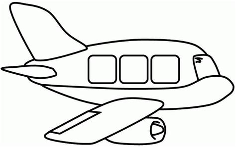 transportation air plane coloring page  kids girls