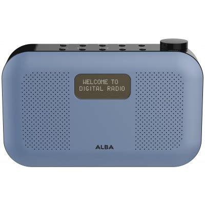 argos product support  alba stereo dab radio blue