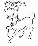 Rudolph Coloring Cute Pages Getcolorings Reindeer Color sketch template