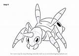 Pokemon Ariados Improvements sketch template