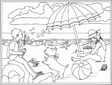 beach coloring pages idea  coloring sheets summer coloring sheets