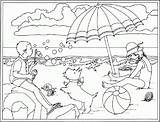 Coloring Pages Summer Beach Vacation Holiday Sheets Idea Coloringfolder Printable Print Choose Board Kids Cool Comments sketch template